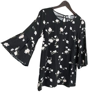 Soyaconcept Floral Bell Sleeve Top